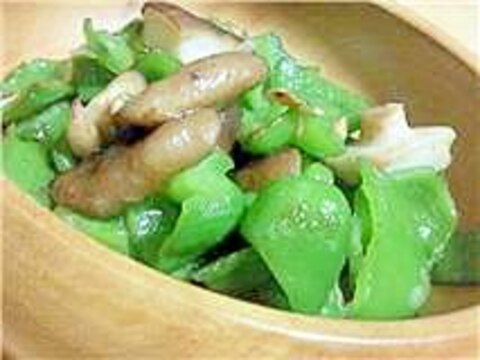 ピーマンとしいたけのソテー☆